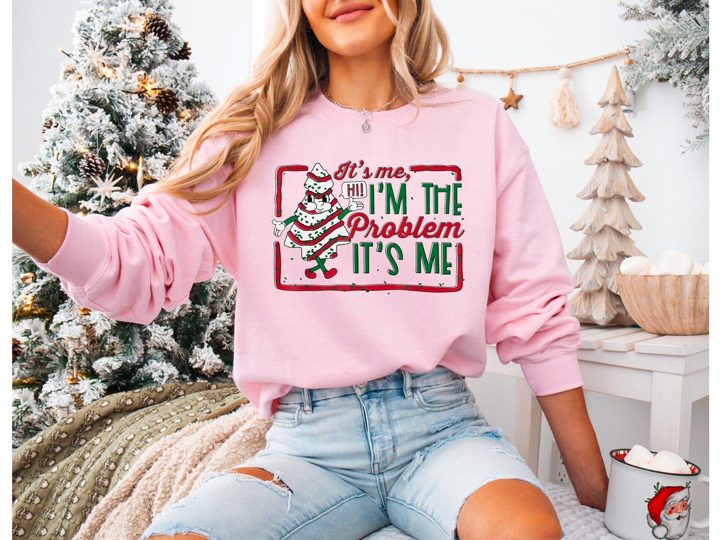 Im the problem Christmas Sweatshirt