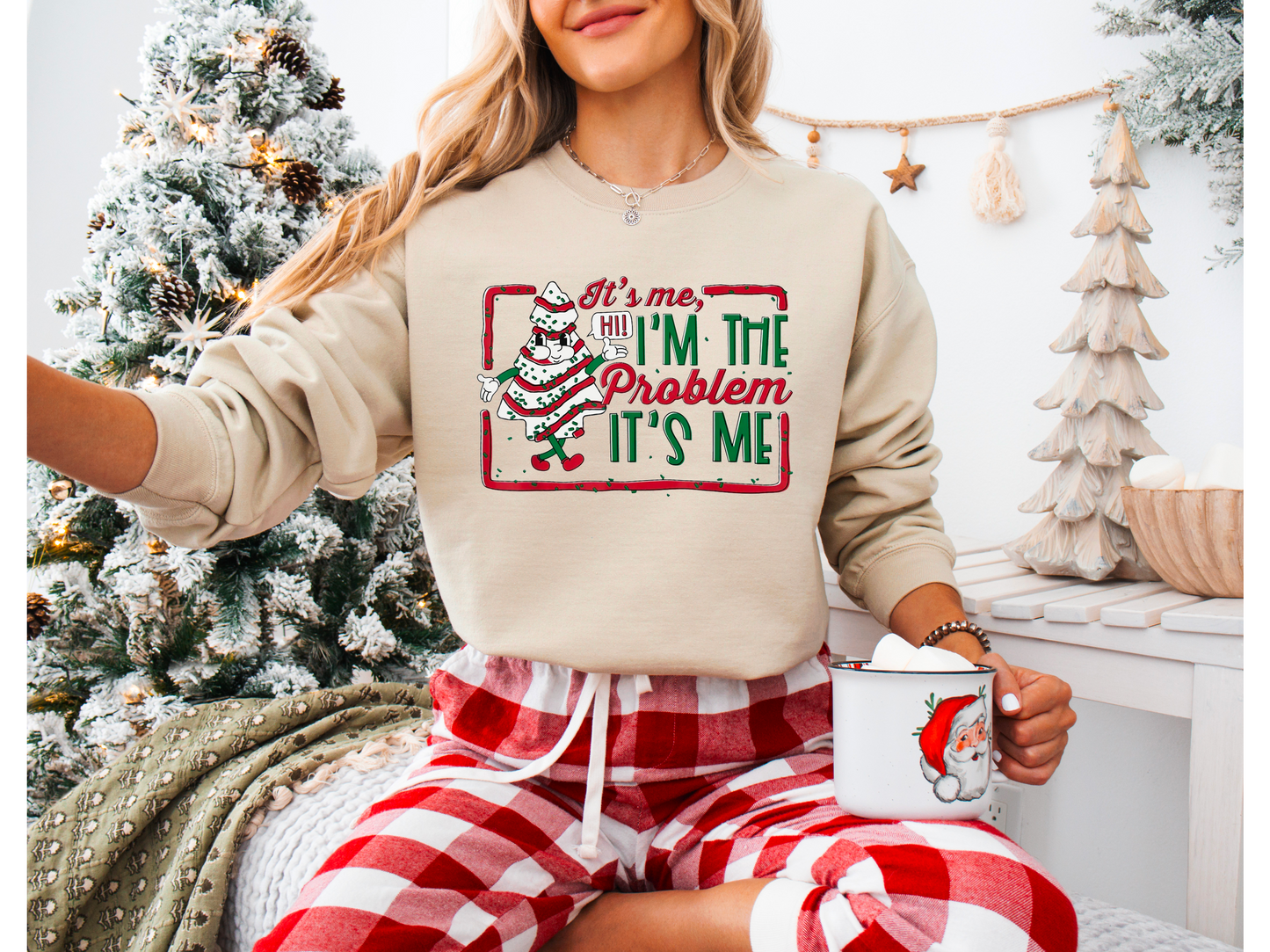 Im the problem Christmas Sweatshirt