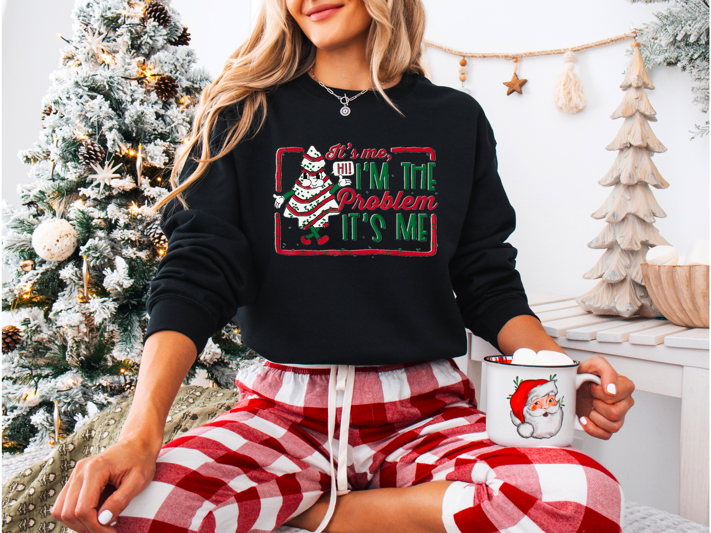 Im the problem Christmas Sweatshirt