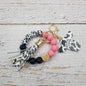 Cow & Leopard Bangle Keychain Mama Bracelet - 3 Color