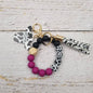 Cow & Leopard Bangle Keychain Mama Bracelet - 3 Color